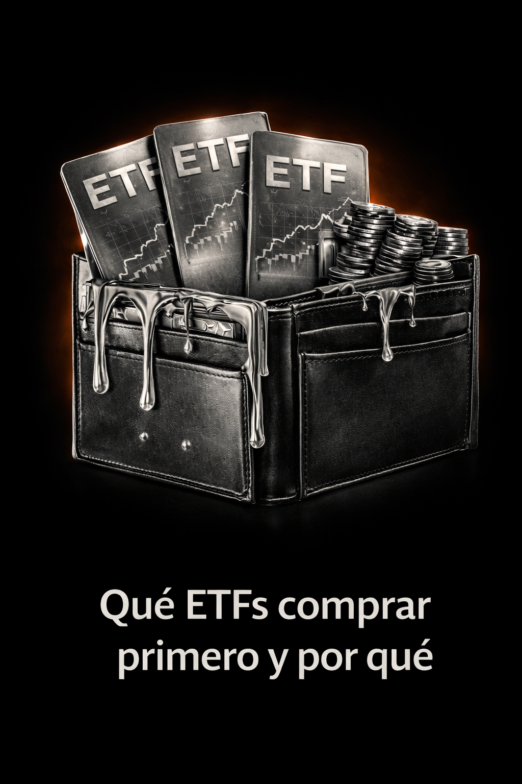 Carteira prateada com ETFs e moedas